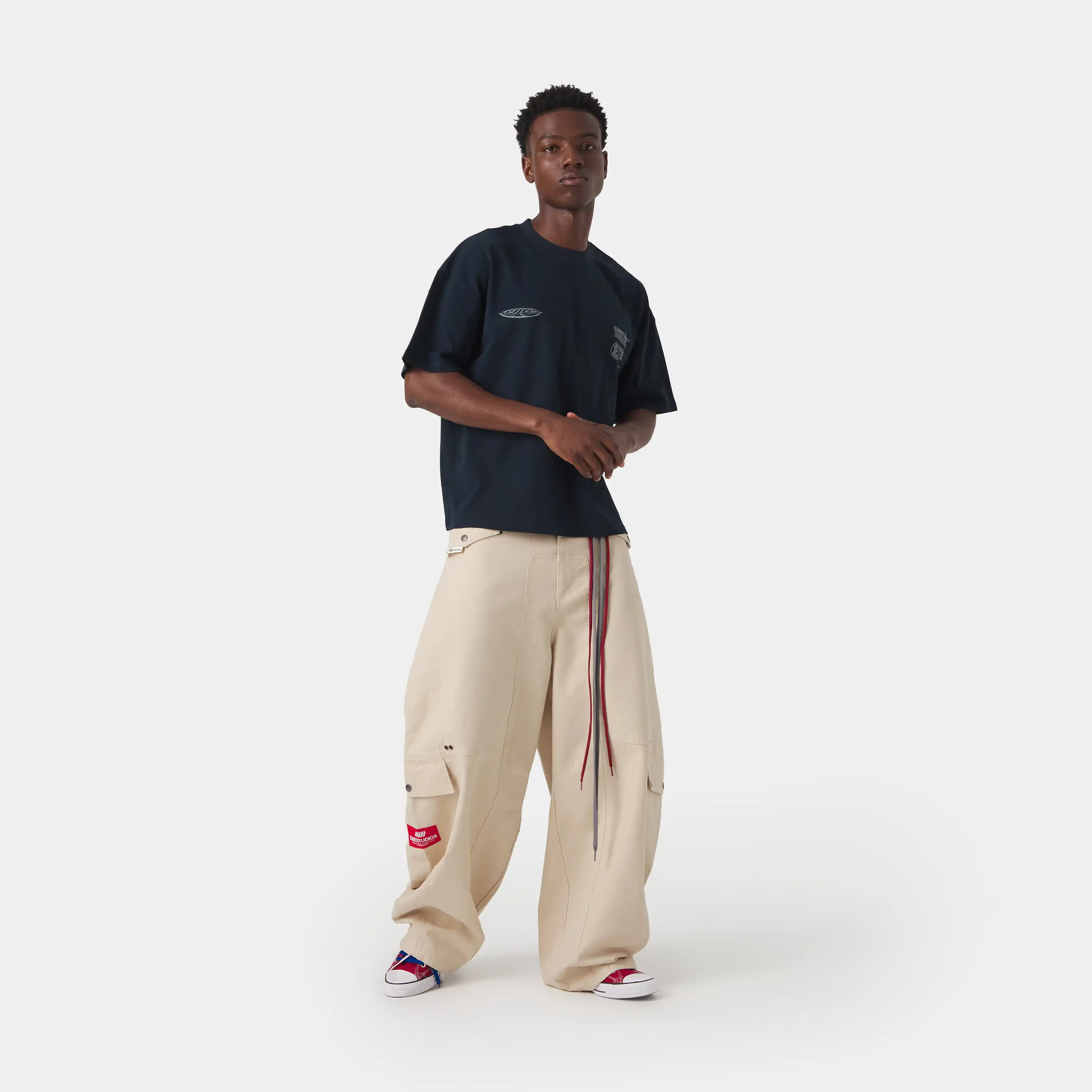 Rodeo Navy Oversized Tee