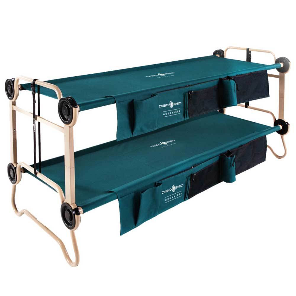 Lit double convertible Disc-O-Bed Large Cam-O-Bunk avec rangements intégrés, vert