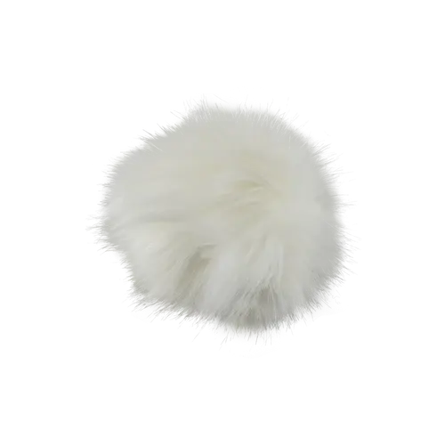 Pompon White Fur