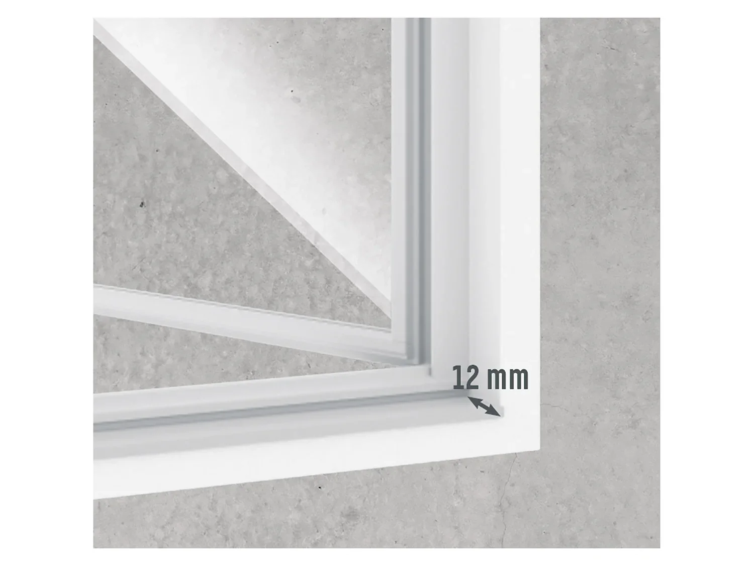 LIVARNO home Fentre moustiquaire en aluminium, 100 x 120 cm