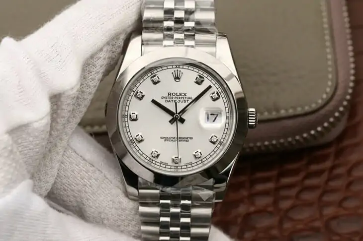 Rolex Datejust M126300 EW Factory Diamond-set Dial