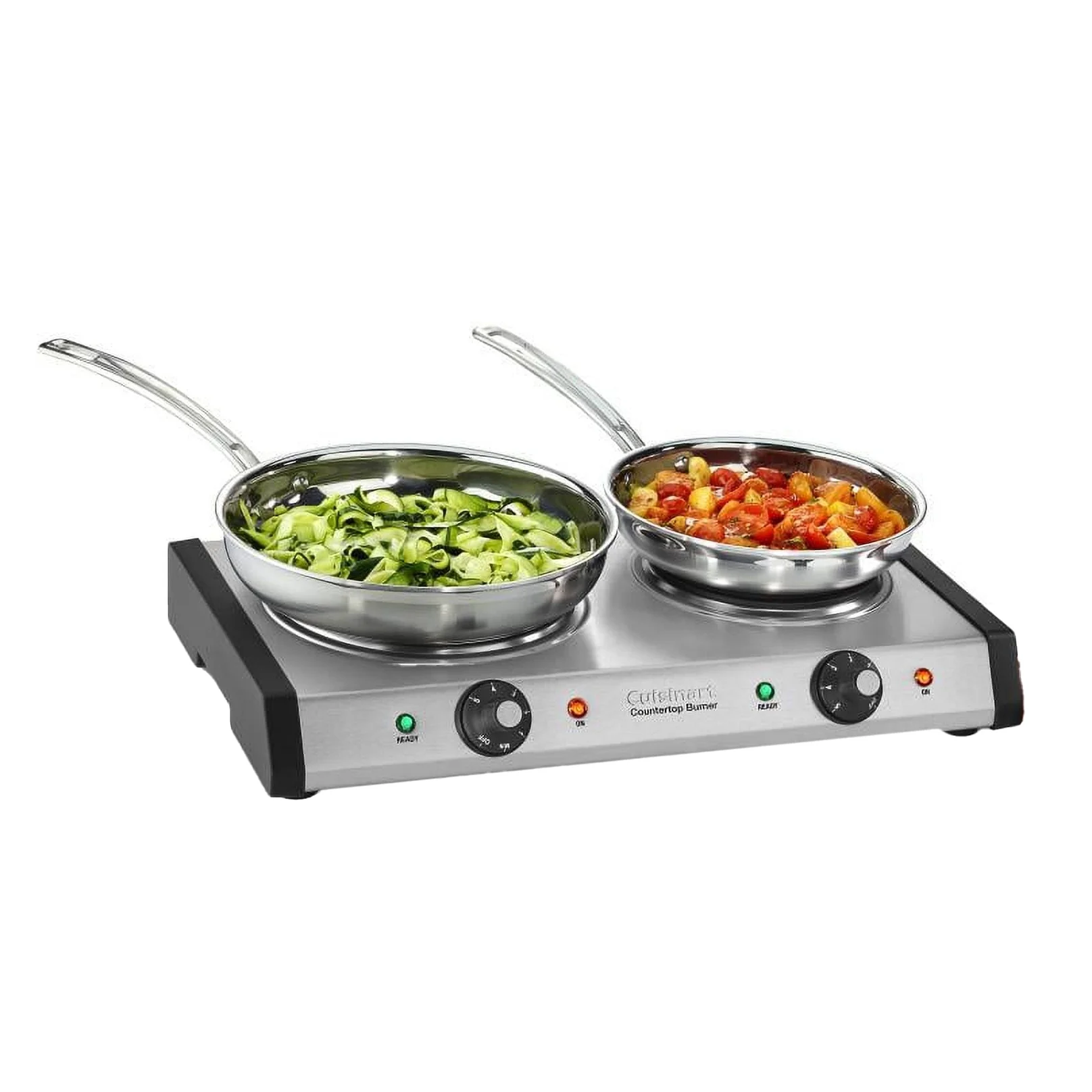 Countertop Double Burner in Stainless Steel with 2 Burners - Image 2