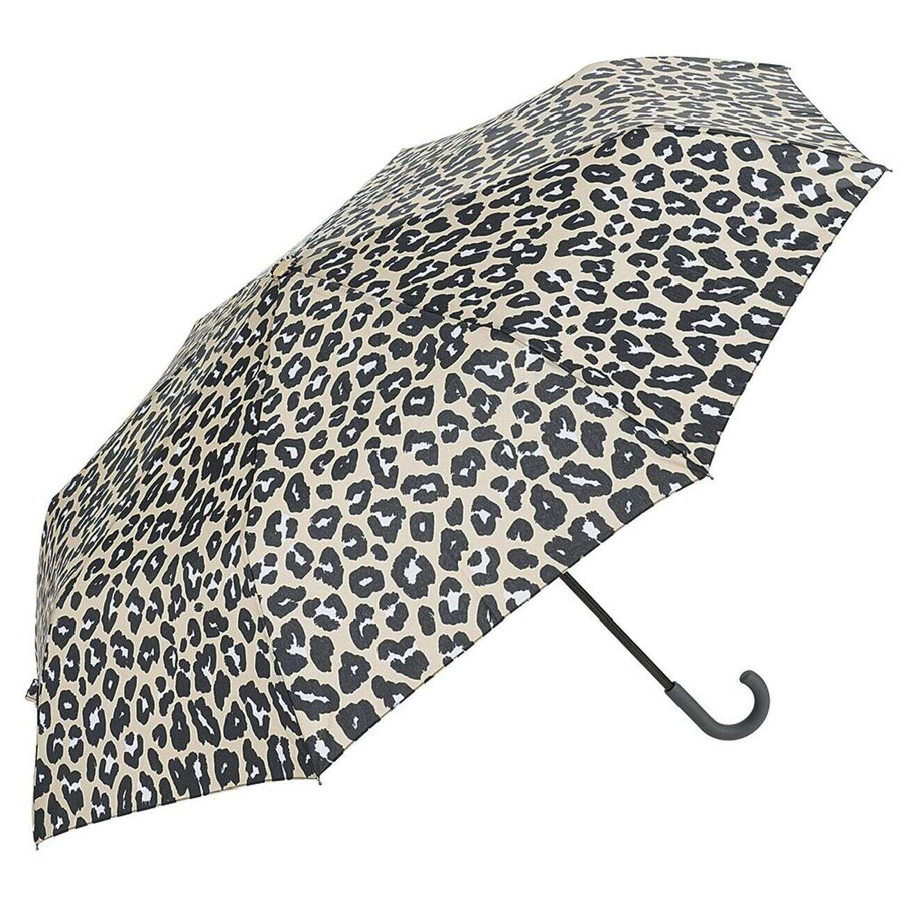 Parapluie canne imprimé léopard