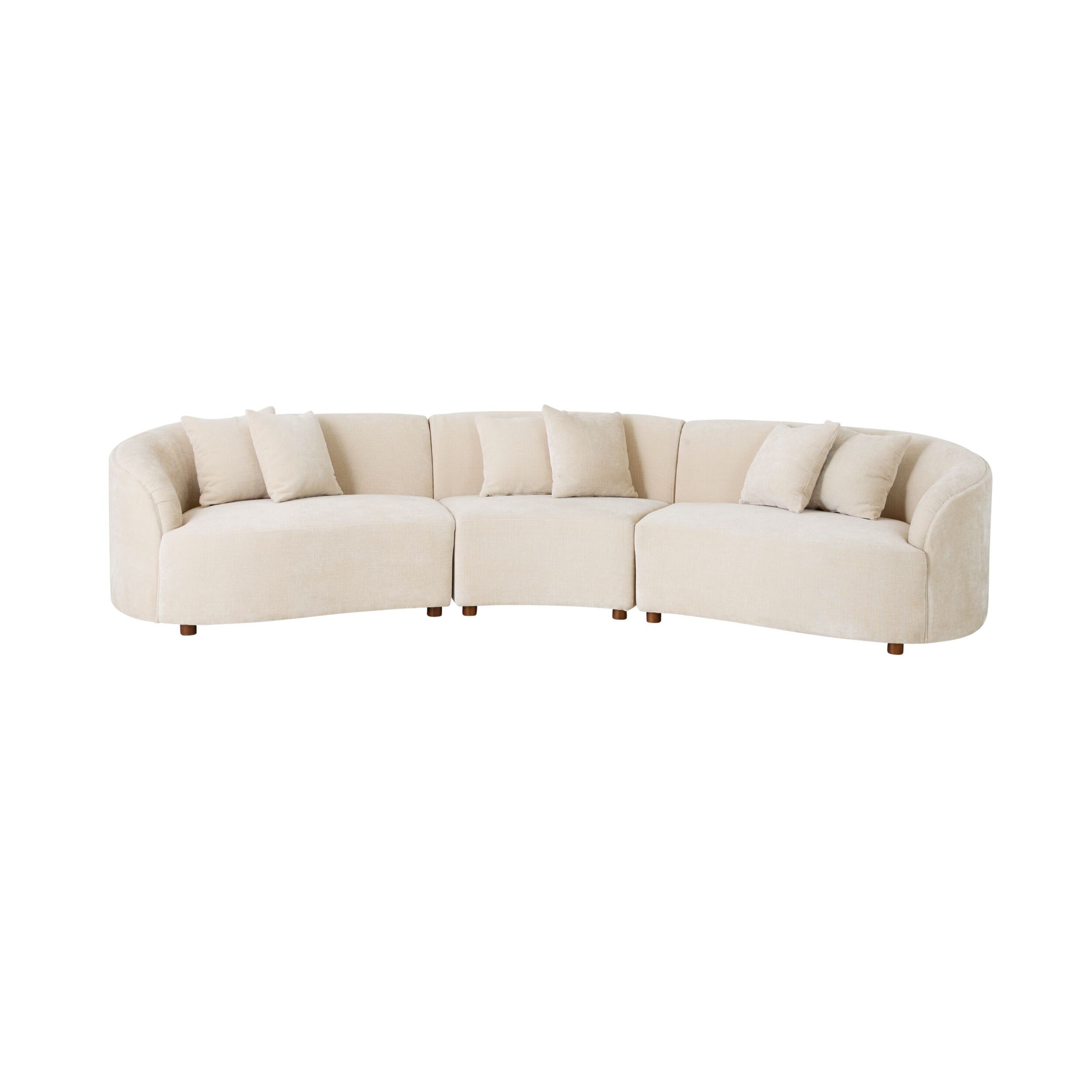 Alessa 4 Seater Sectional Sofa Oasis Dune