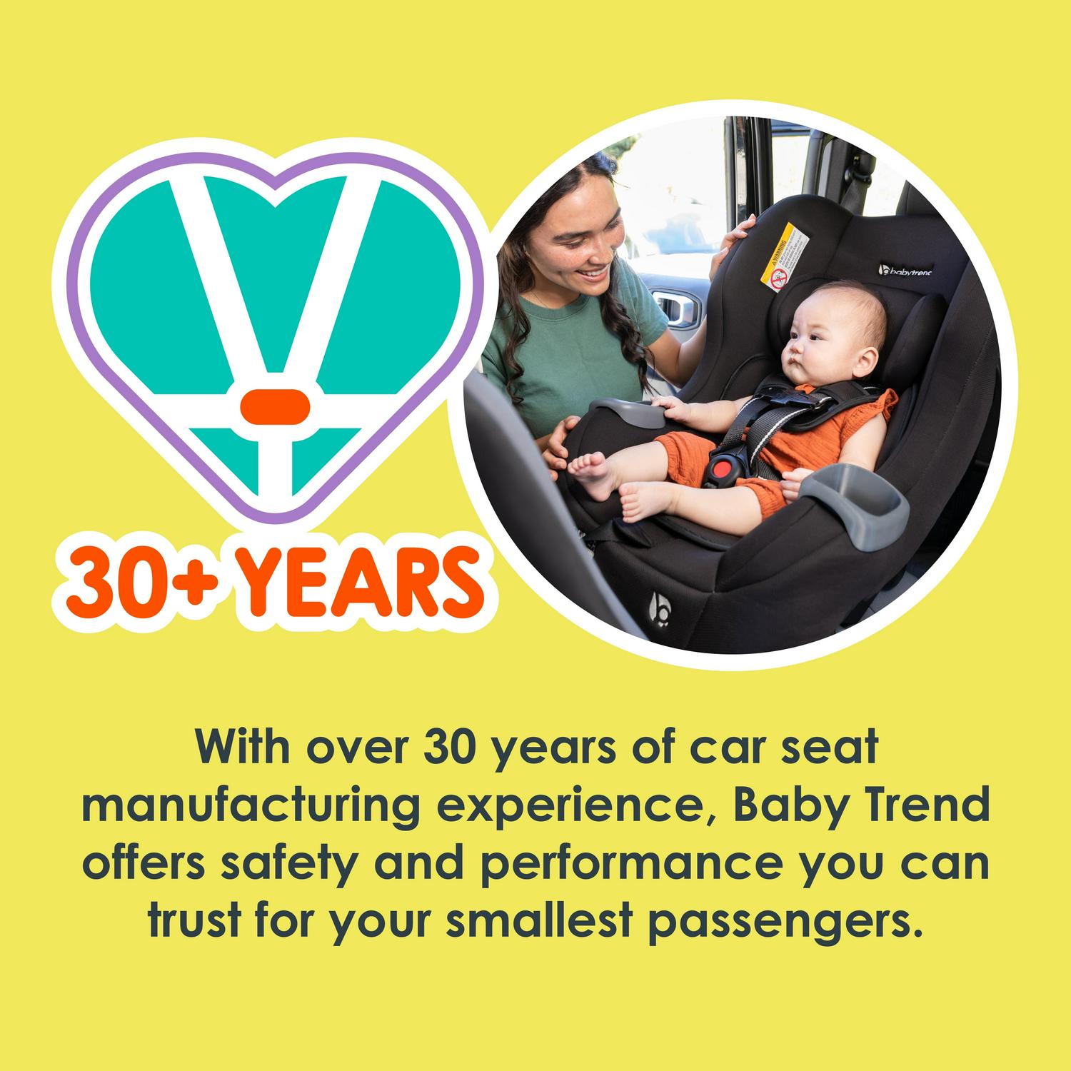Baby Trend Trooper 3 - in - 1 Convertible Car Seat - Desert Black