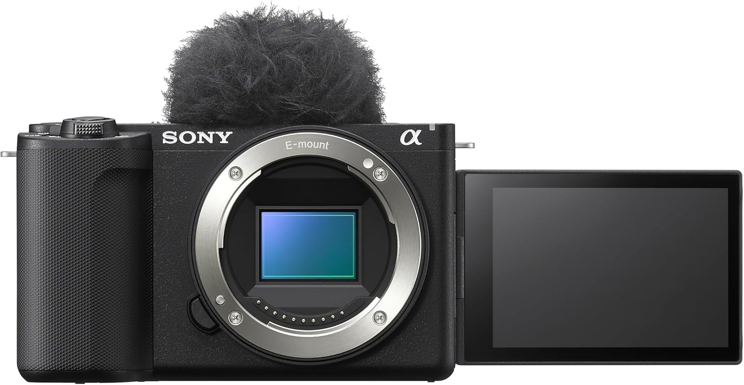 Sony Alpha ZVE10 II - APS-C Interchangeable Lens Mirrorless Content Creators’ Camera - Black - Body Only