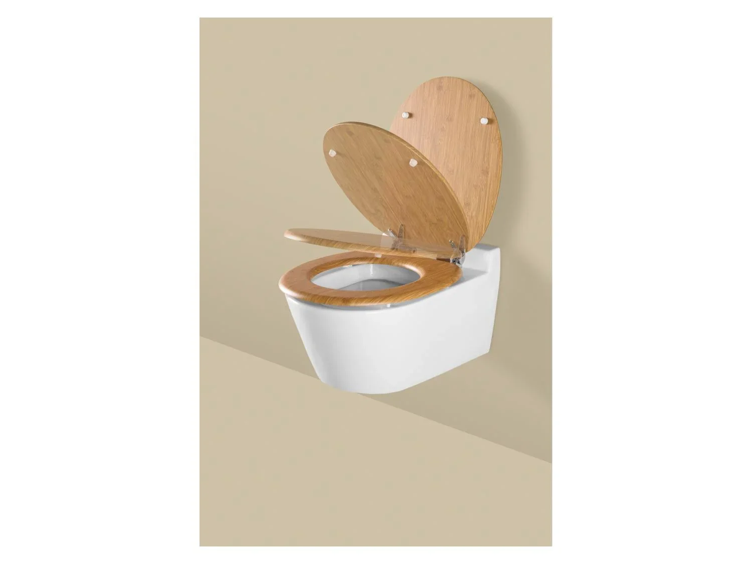 LIVARNO Abattant WC, avec fermeture en douceur
