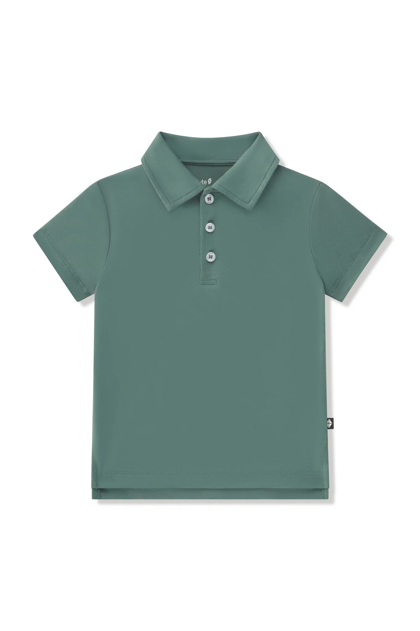 Toddler Short Sleeve Polo in Pine