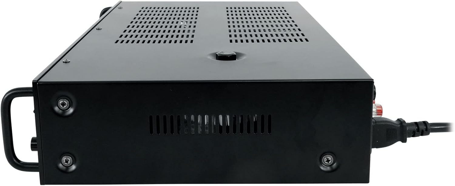 Rockville Home Matrix 4 600W Multi Room Receiver/Amplifier  8-Channel (4 Zones)  Bluetooth  USB  Optical  Coaxial  RCA  Mic Inputs