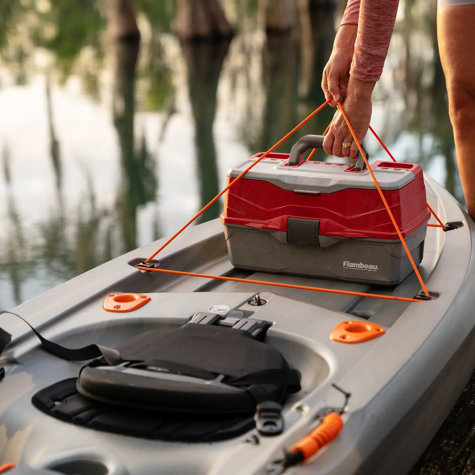 Lifetime Tamarack Angler 10 Ft. Fishing Kayak, Volcano Fusion (91340)