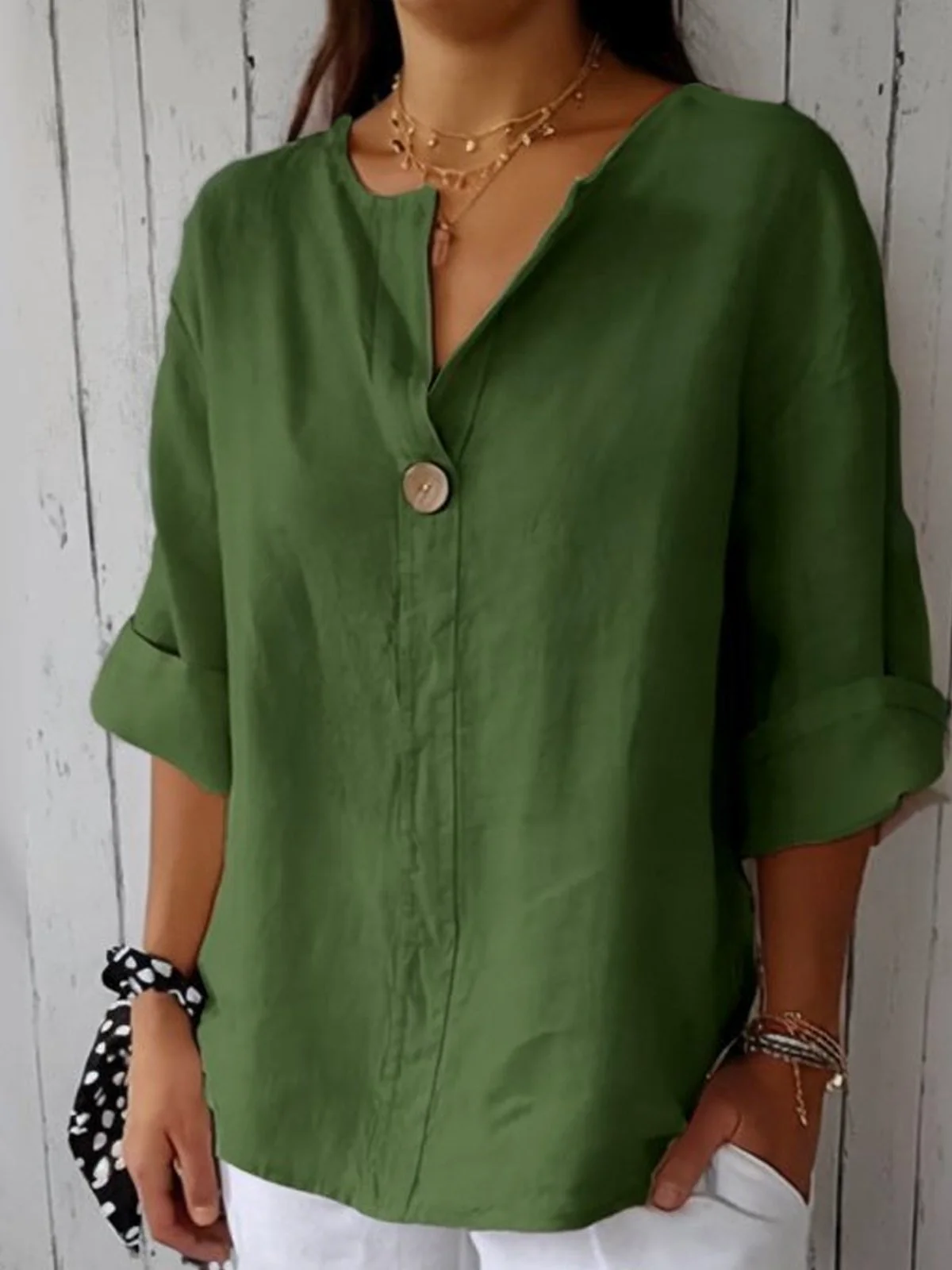 Freja - Blouse Décontractée Élégante