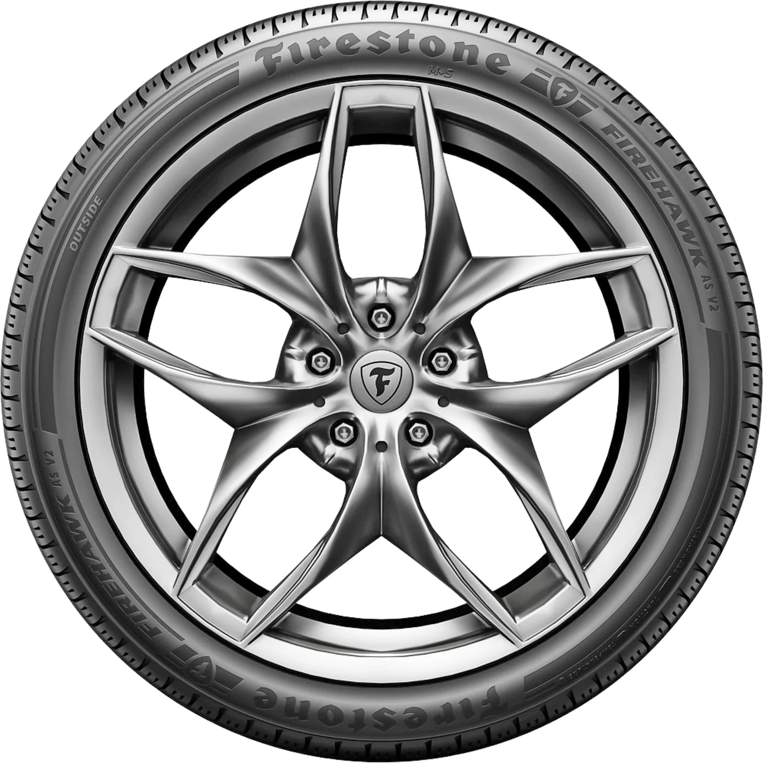 Set of 4 (FOUR) Firehawk AS V2 235/40R19 96V XL A/S Performance Tires Fits: 2014-20 Ford Fusion Titanium, 2018 Honda Accord EX-L - Image 3