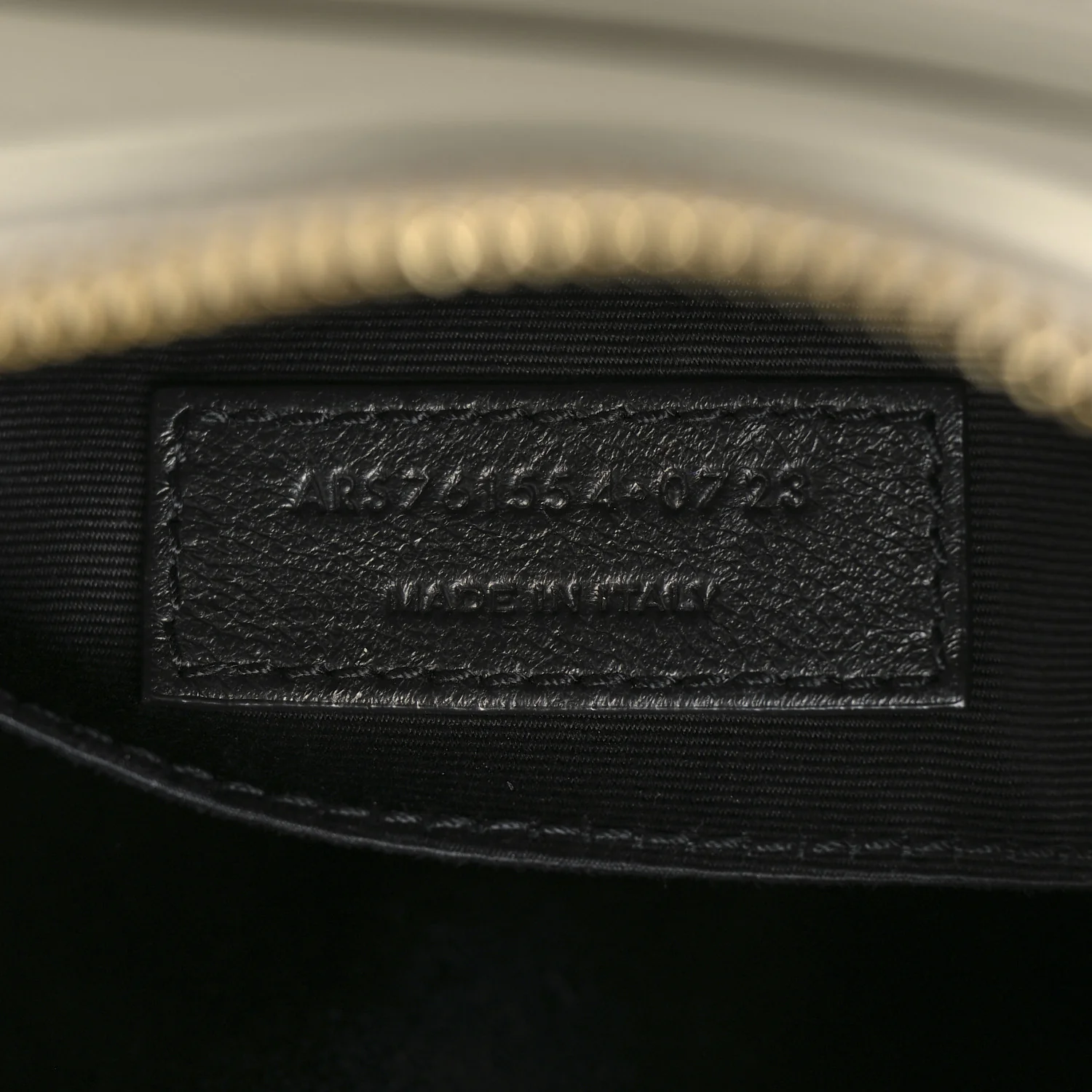 Calfskin Matelasse Monogram Lou Camera Bag Crema Soft