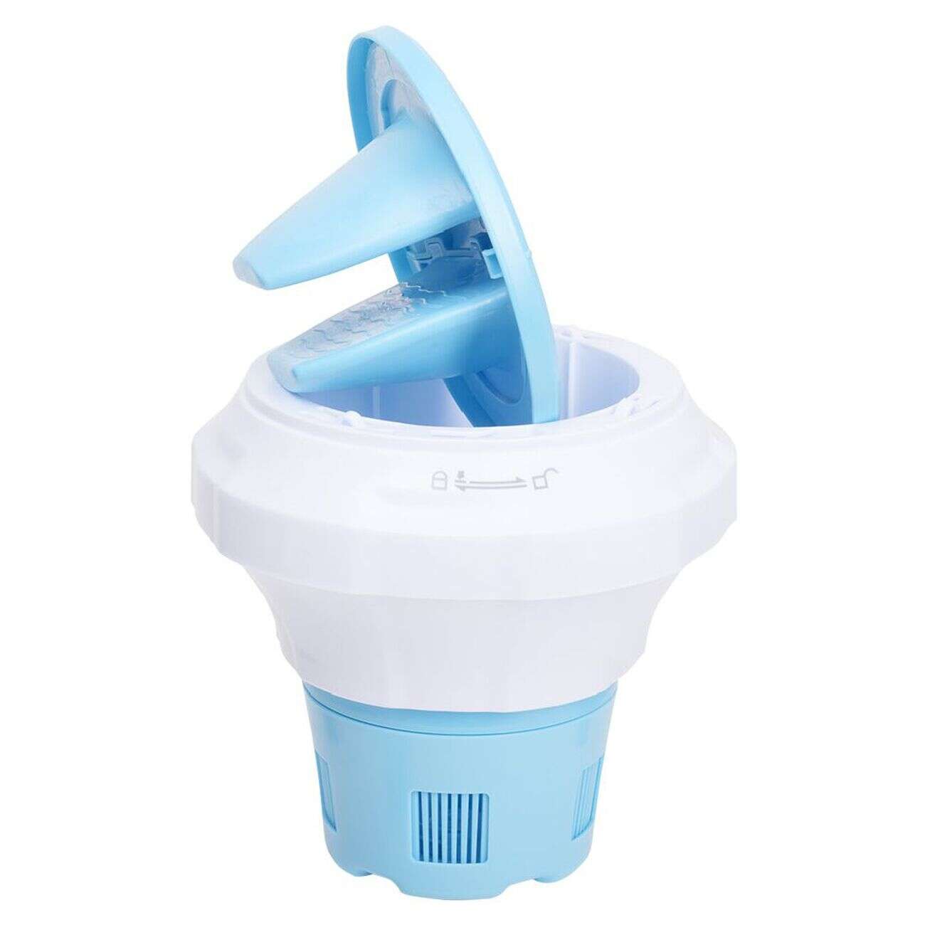 Diffuseur traitement piscine Bestway avec thermomètre Ø17,6xH18,6cm