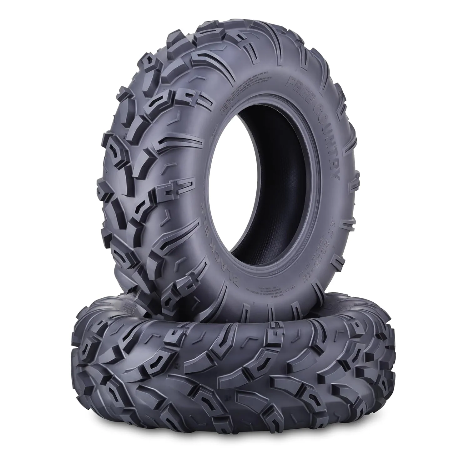 Free Country UTV ATV Tires 25X8-12 6PR BLACK ELK Mud 25X8X12 All Terrain,S2