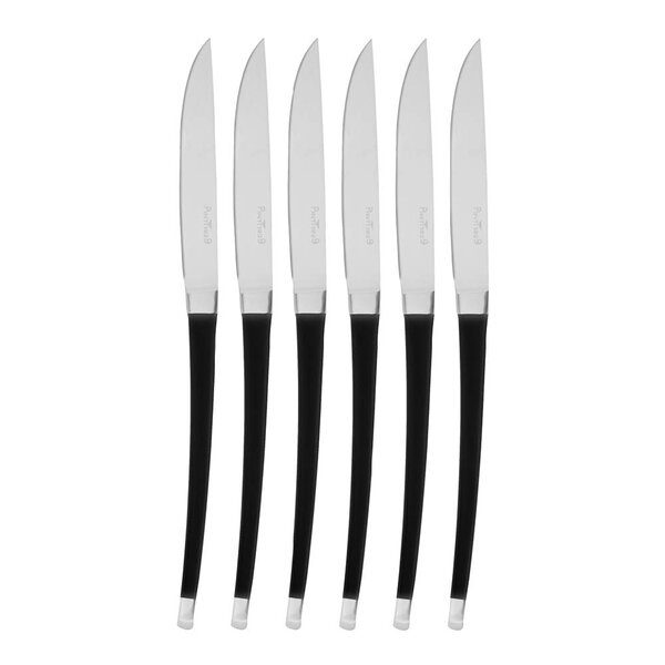 Audrey grillkniv 23,5 cm 6 stk svart