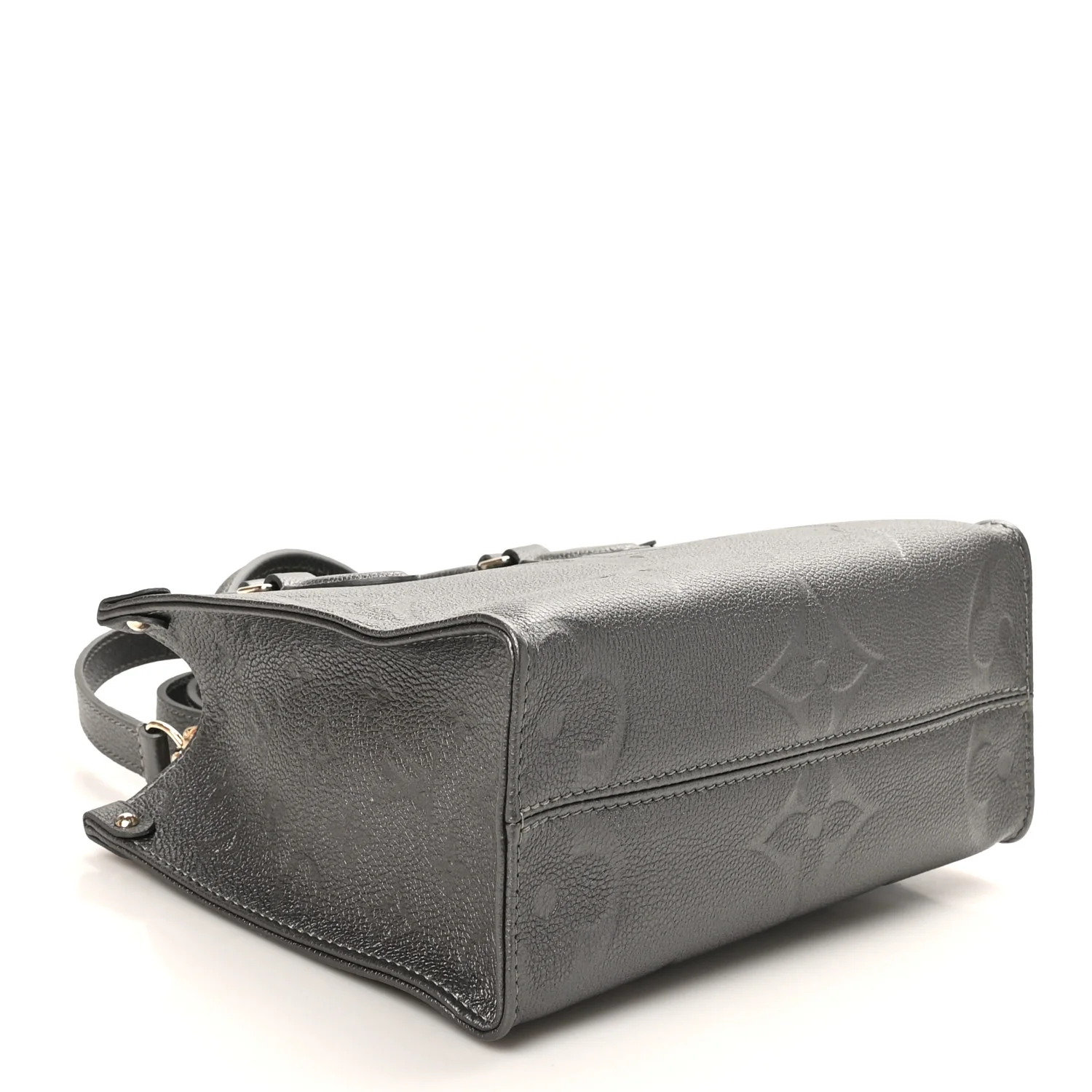 Metallic Empreinte Monogram Giant Onthego PM Gun Metal