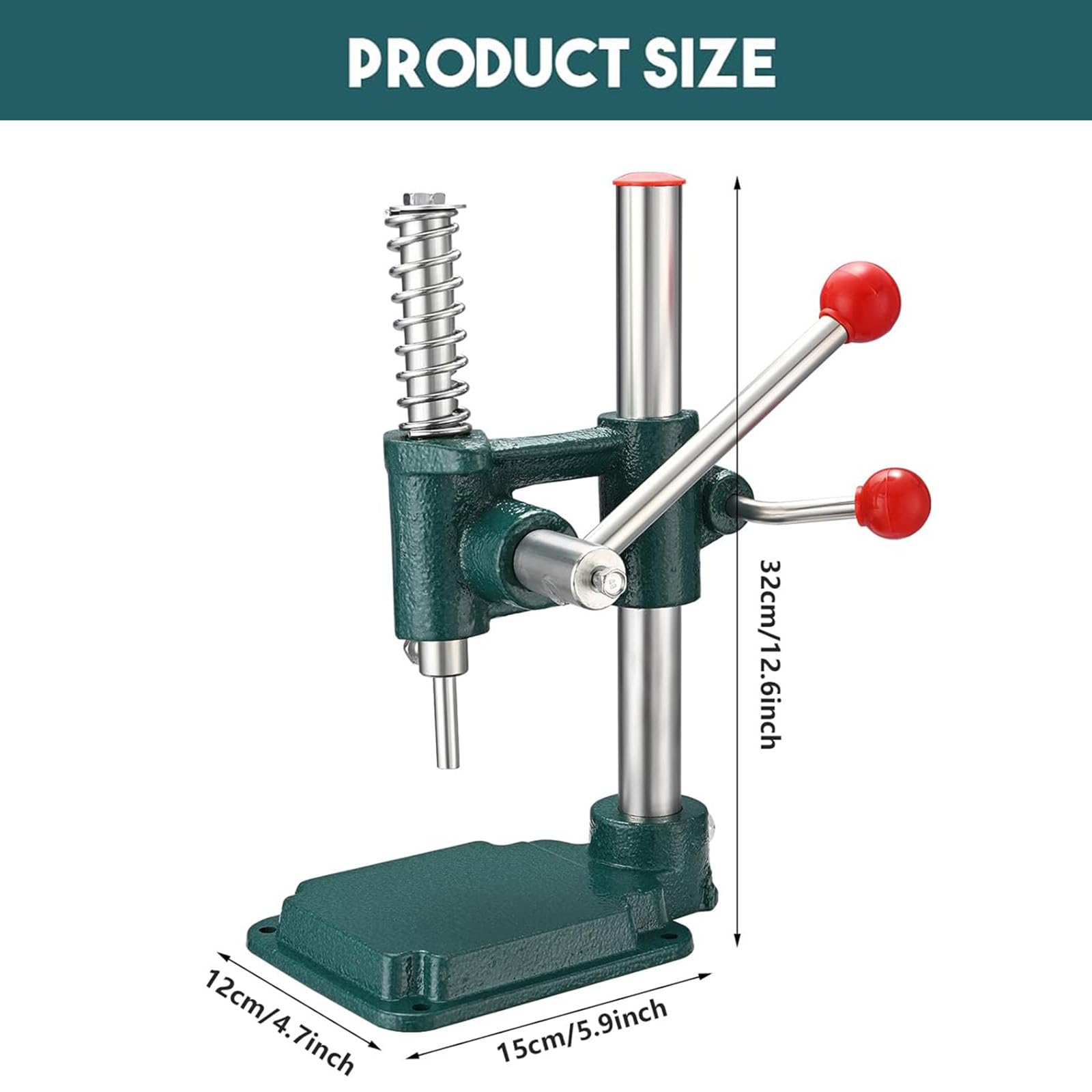Badge Making Machine Button Maker,Cloth Cover Button Press Machine,Cloth Wrapped Button Machine with 3 Molds (Diameters 18,24,30mm)