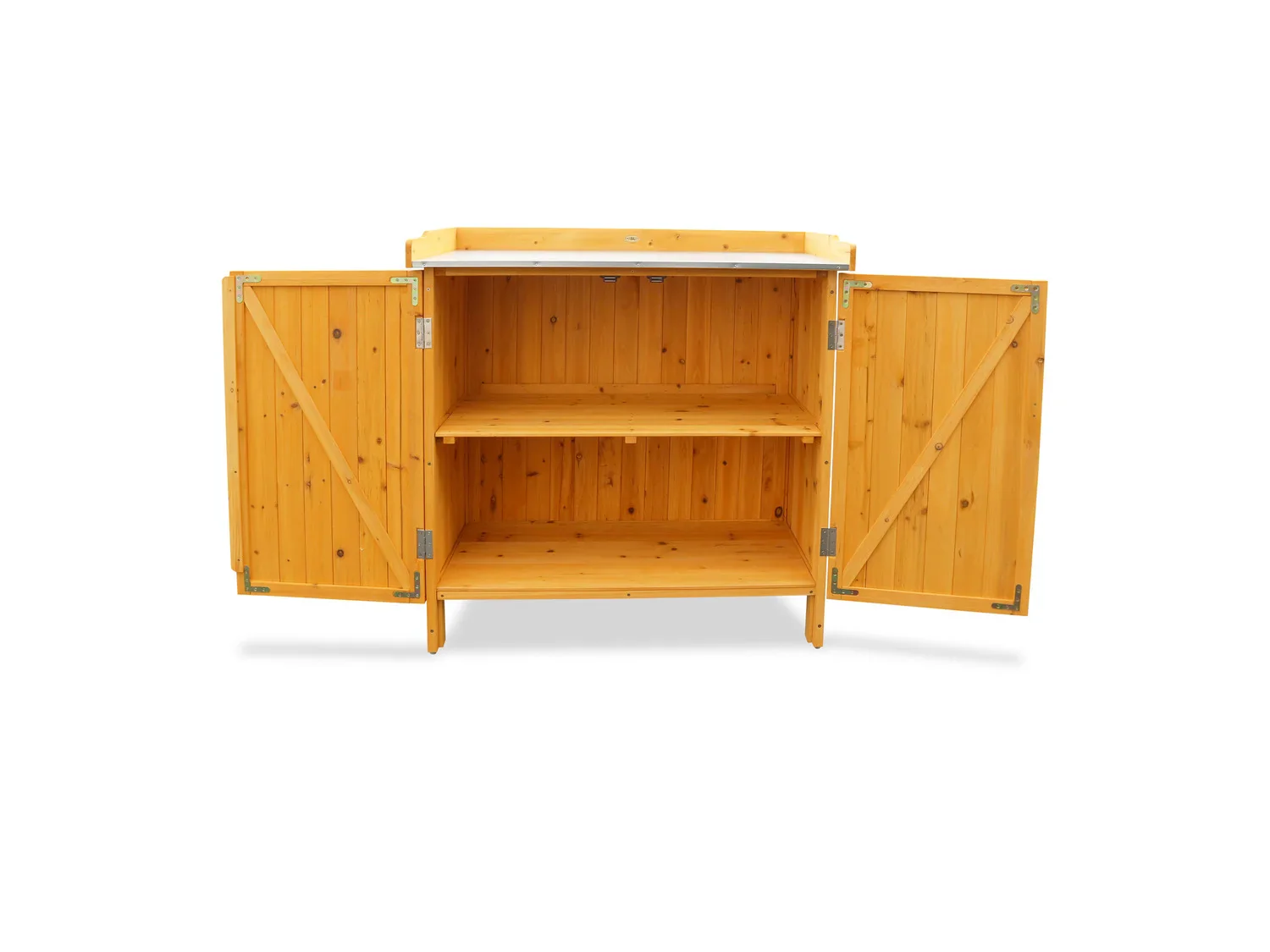 HABAU Table de jardin avec meuble bas, 98 x 48 x 95 cm