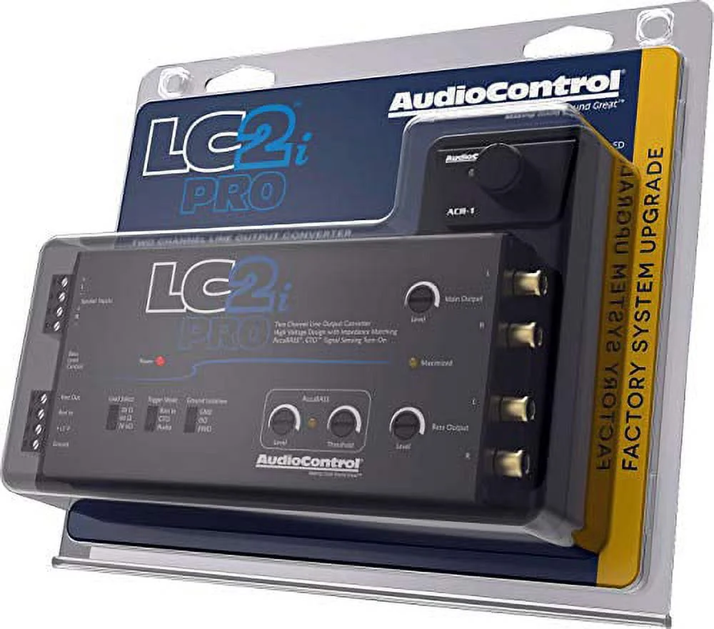 Audiocontrol Line Output Converter Accubass Vehicle Audio Amplifier, 1.30 lb