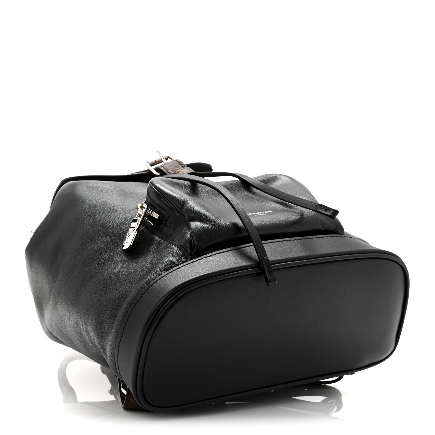 Lambskin Monogram Montsouris Vibe PM Black