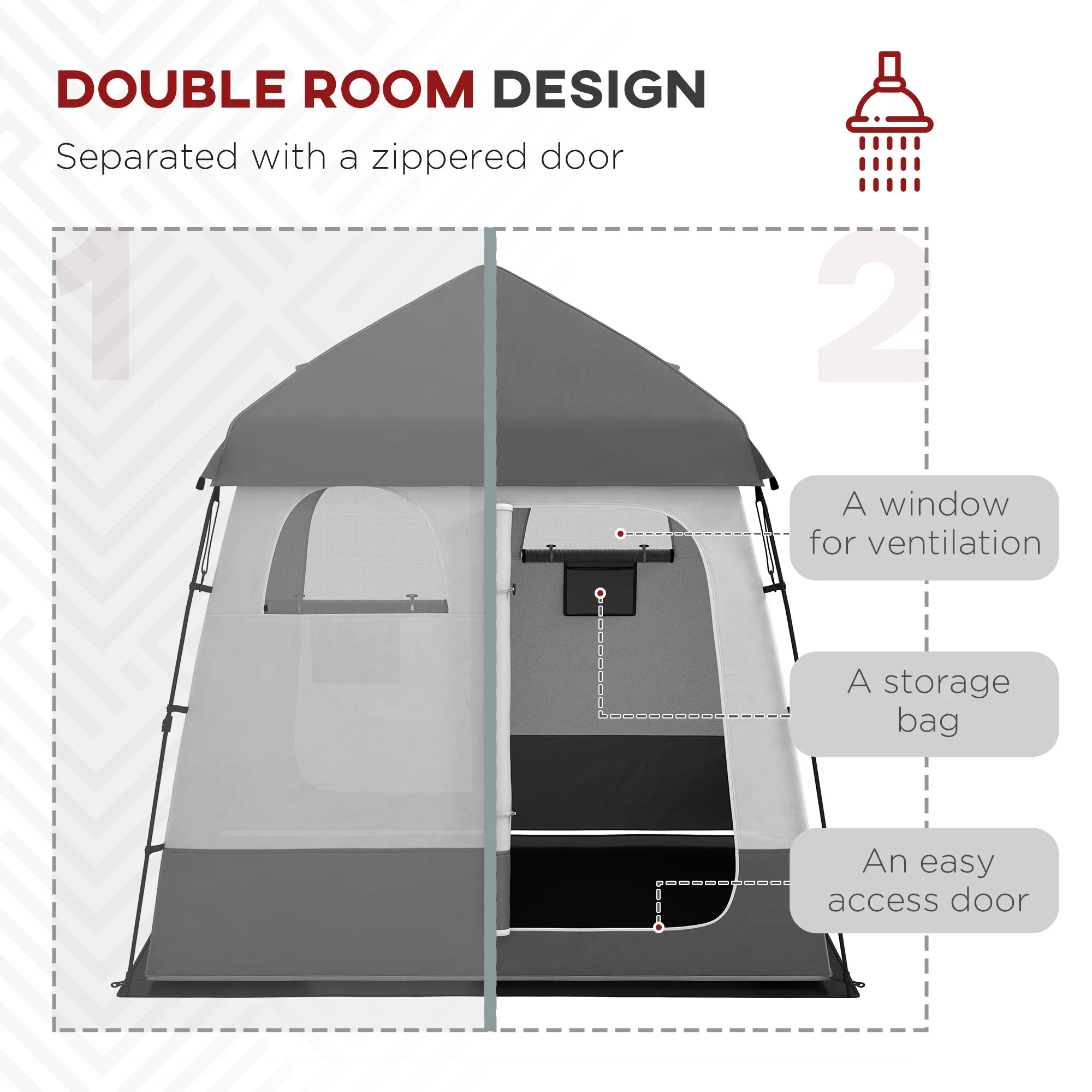 Pop Up Shower Tent ( Amazon Shipping)��Prohibited by WalMart�� - Image 5