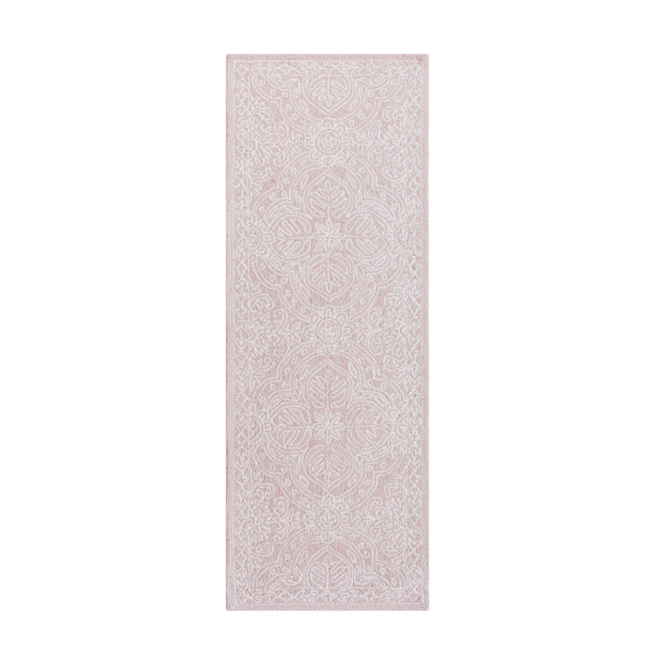 Henna Handtufted NZ Wool Runner Blush 70x200cm