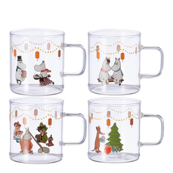 Mummi glasskopp 15 cl 4 stk
