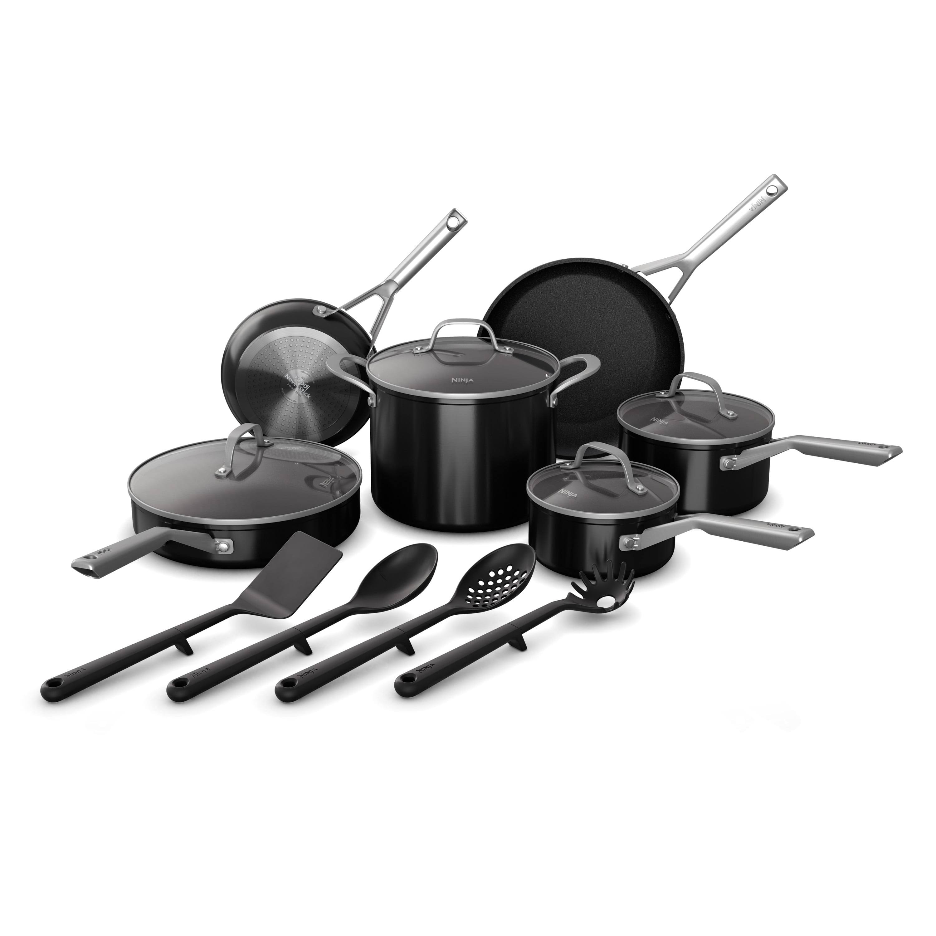 Ninja Foodi NeverStick 14-Piece Cookware Set, Guaranteed to Never Stick, C19700