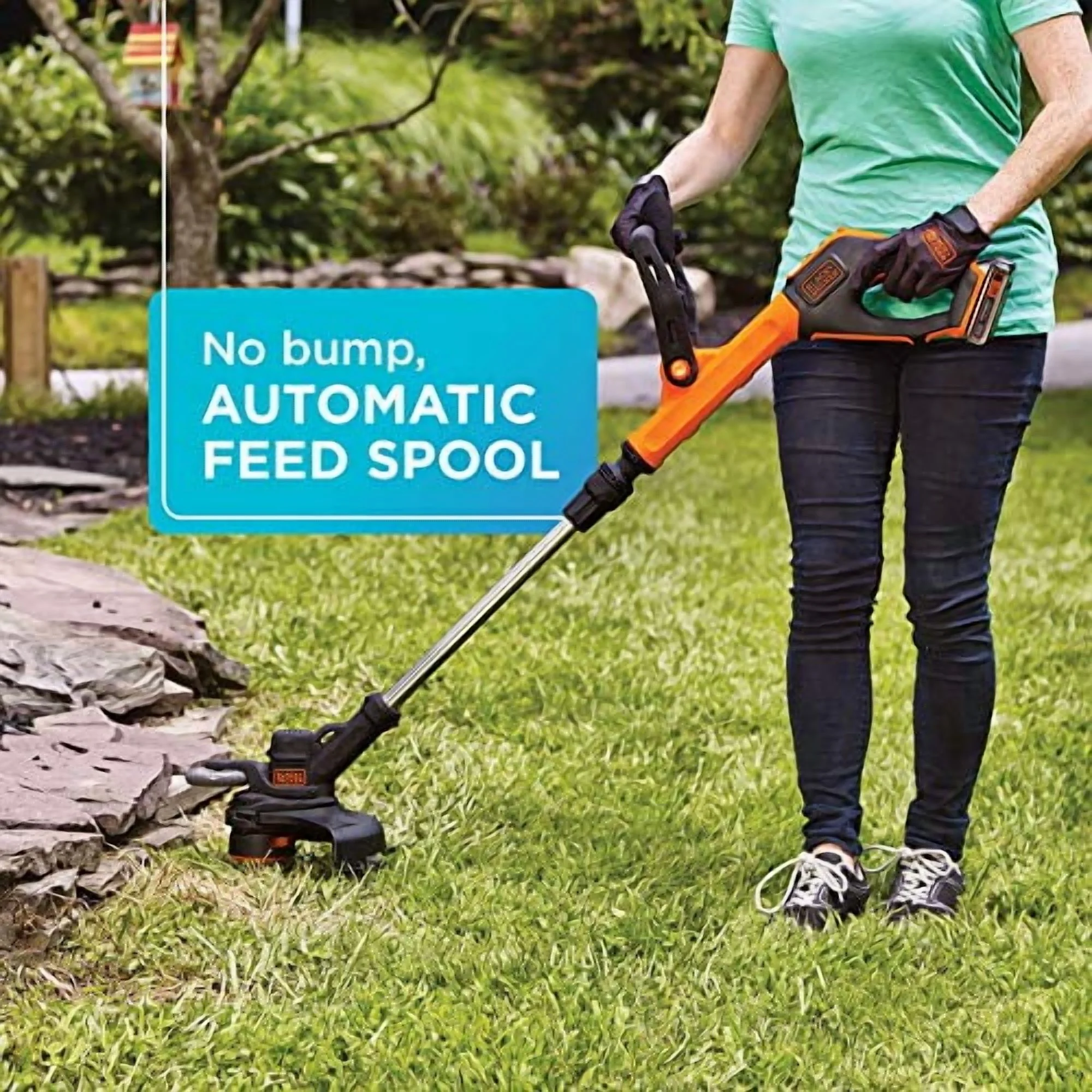 Beyond by BLACK+DECKER 20V MAX String Trimmer / Edger, 12 - Inch (LST522E1AEV)