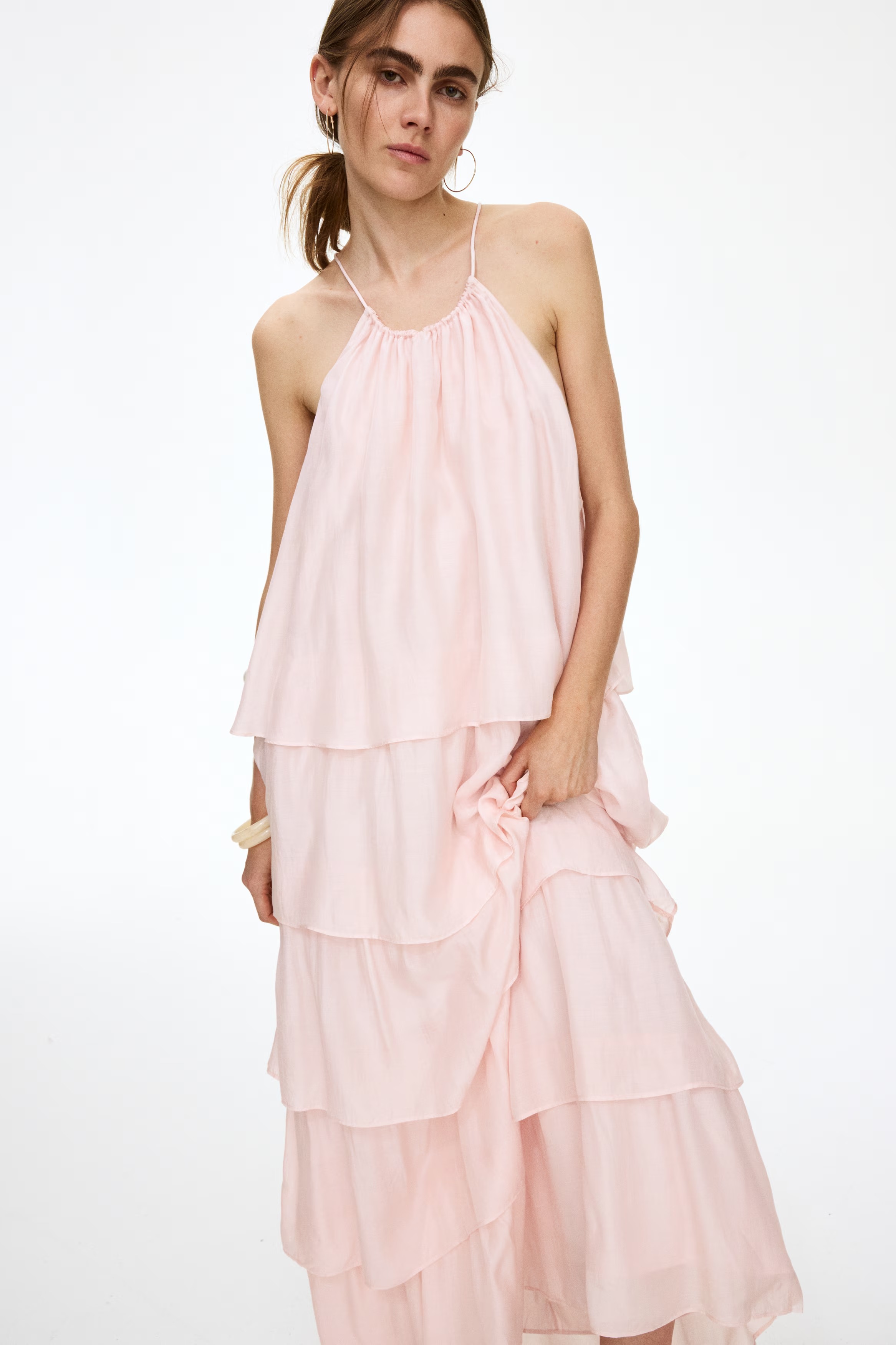 Tiered Strappy Dress