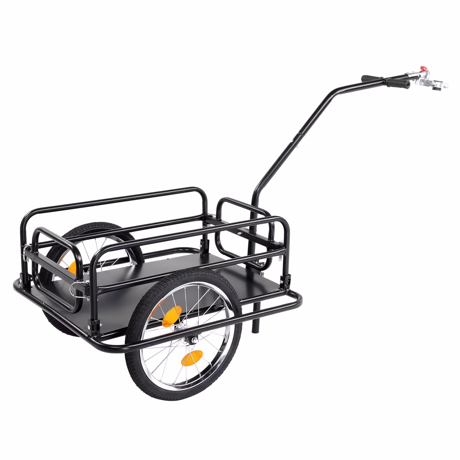 Two Wheel Bicycle Cargo Trailer, Black