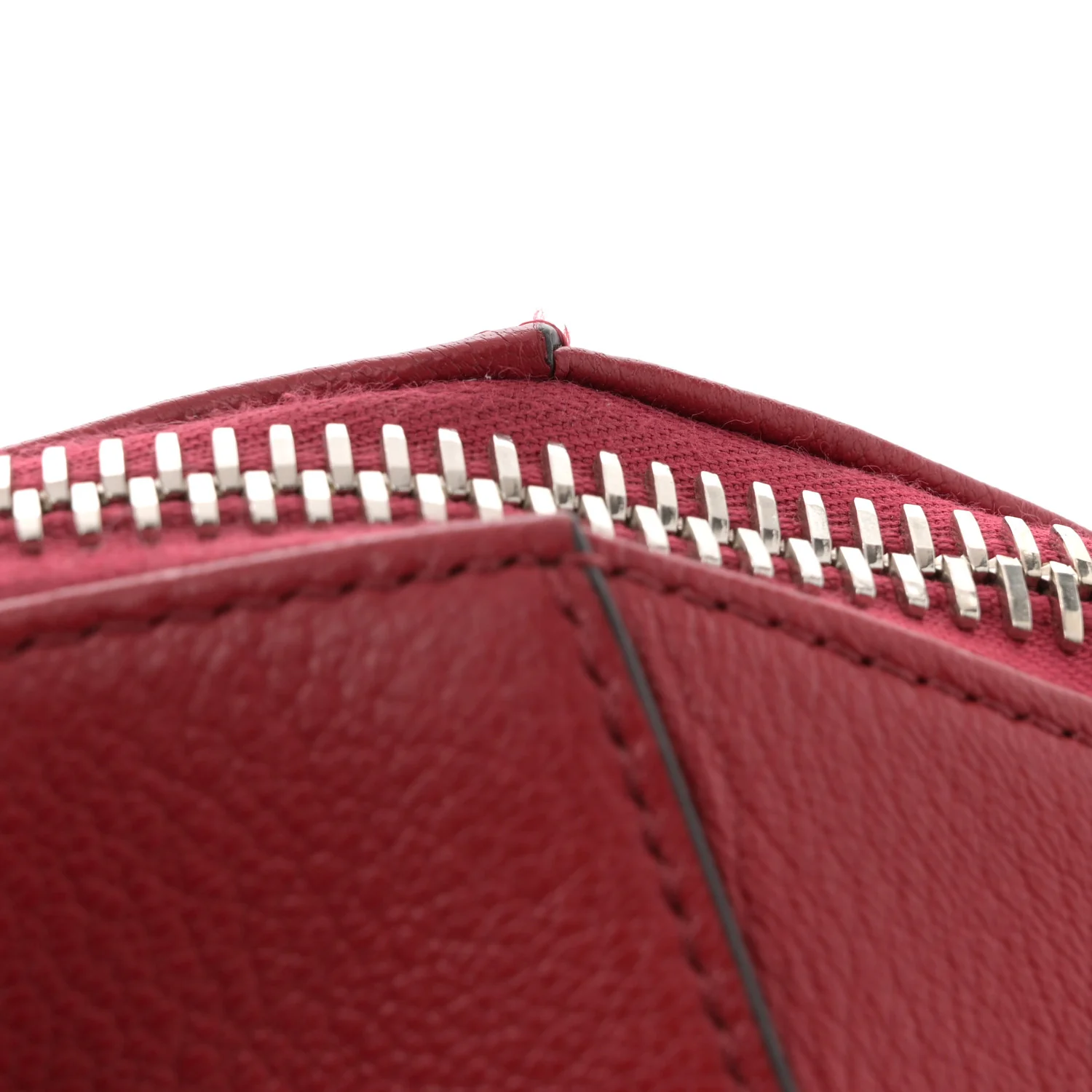 Sugar Goatskin Small Antigona Vermillon