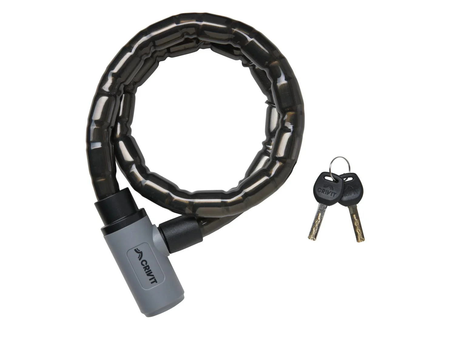 CRIVIT Chane antivol pour vlo ou cble antivol blind pour vlo