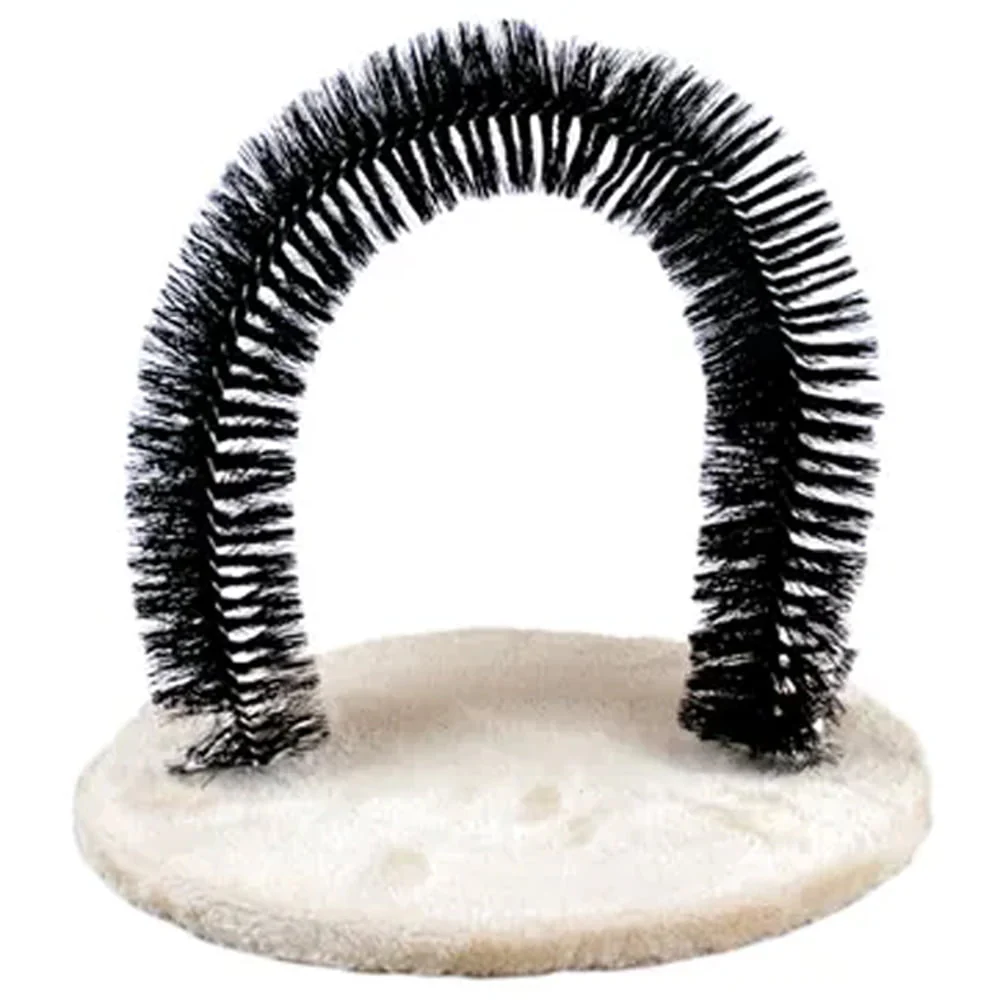 1 Cat Arch Scratching Post Scratch Massaging Scratcher Pet Grooming Play Toy