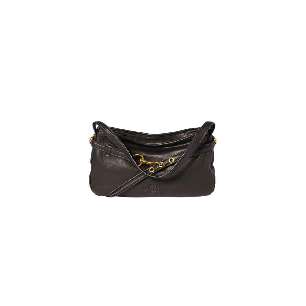 MIUMIU Regular Aventure nappa leather bag(HIGH-END GRADE)
