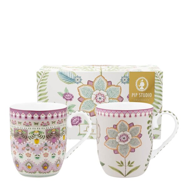 Lily & Lotus krus liten 14,5 cl 2 stk off-white