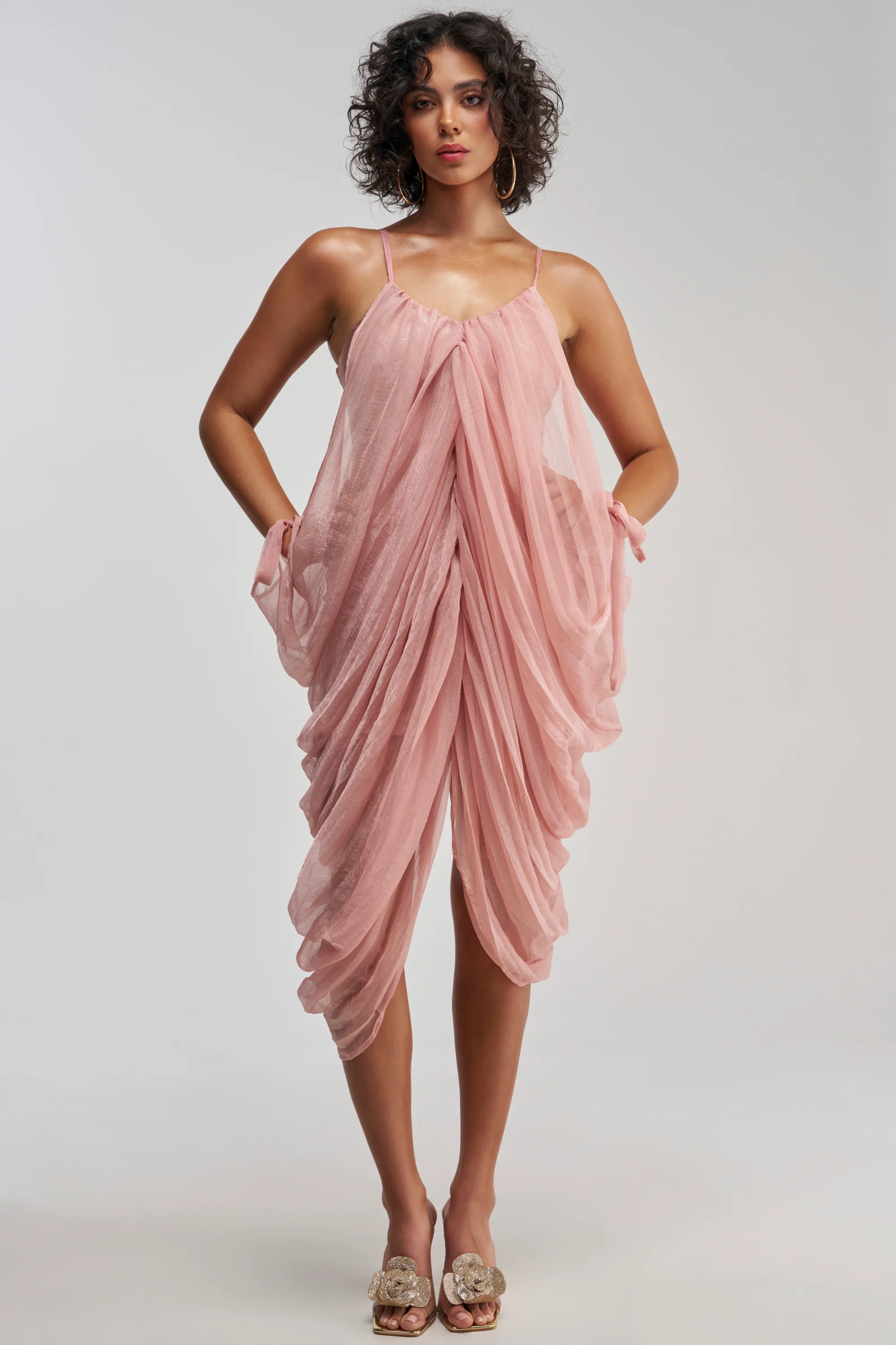 VIVA LA VIDA MESH DRESS IN MAUVE - Akira Store