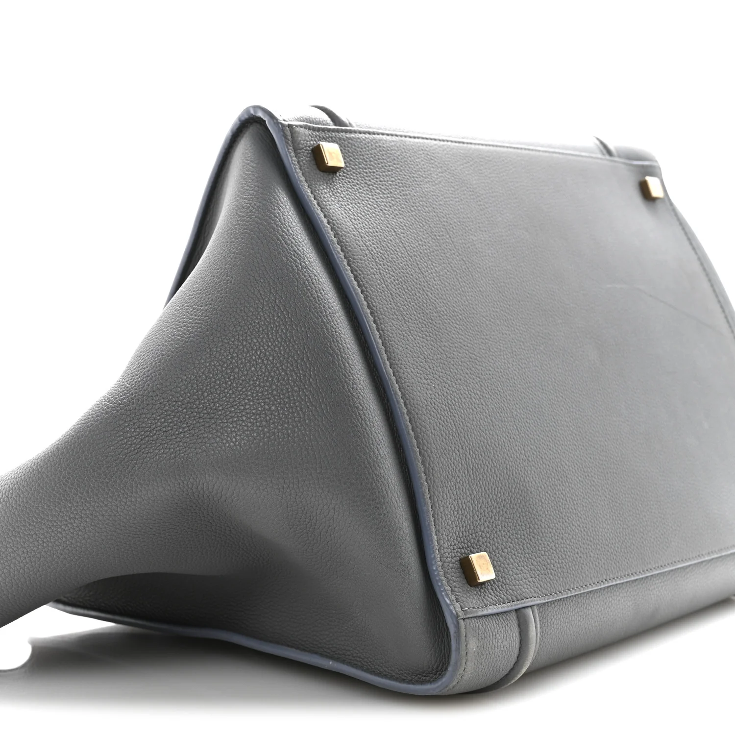 Baby Grained Calfskin Medium Phantom Luggage Kohl