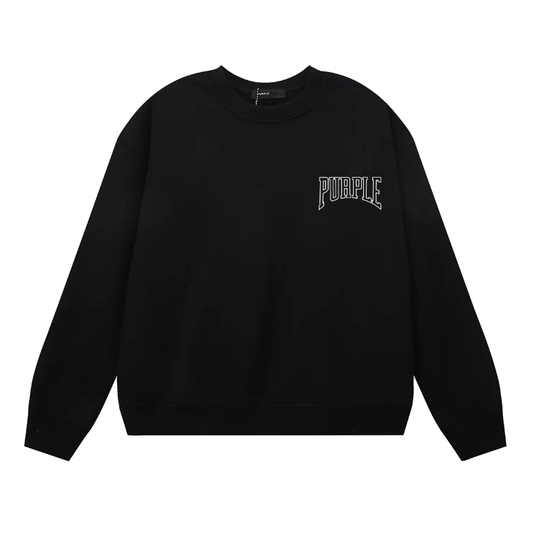 Purple  Men's Long-Sleeve T-shirt Sweatshirt 1152