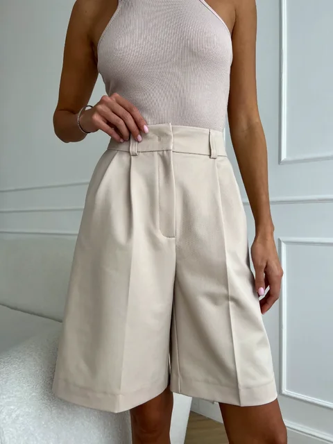 Sophie Paris I Short d'été à taille haute pour femmes