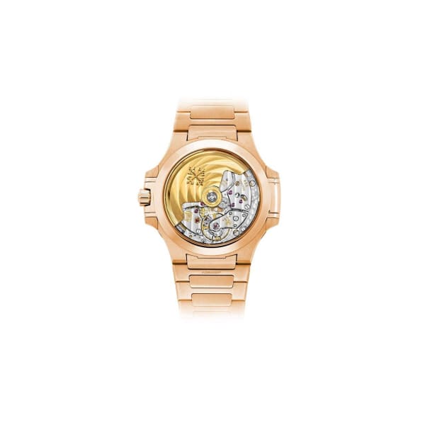 [Super Clone]Patek Philippe Nautilus Rose Gold 7118-1R-010 with Golden Brown Opaline dial