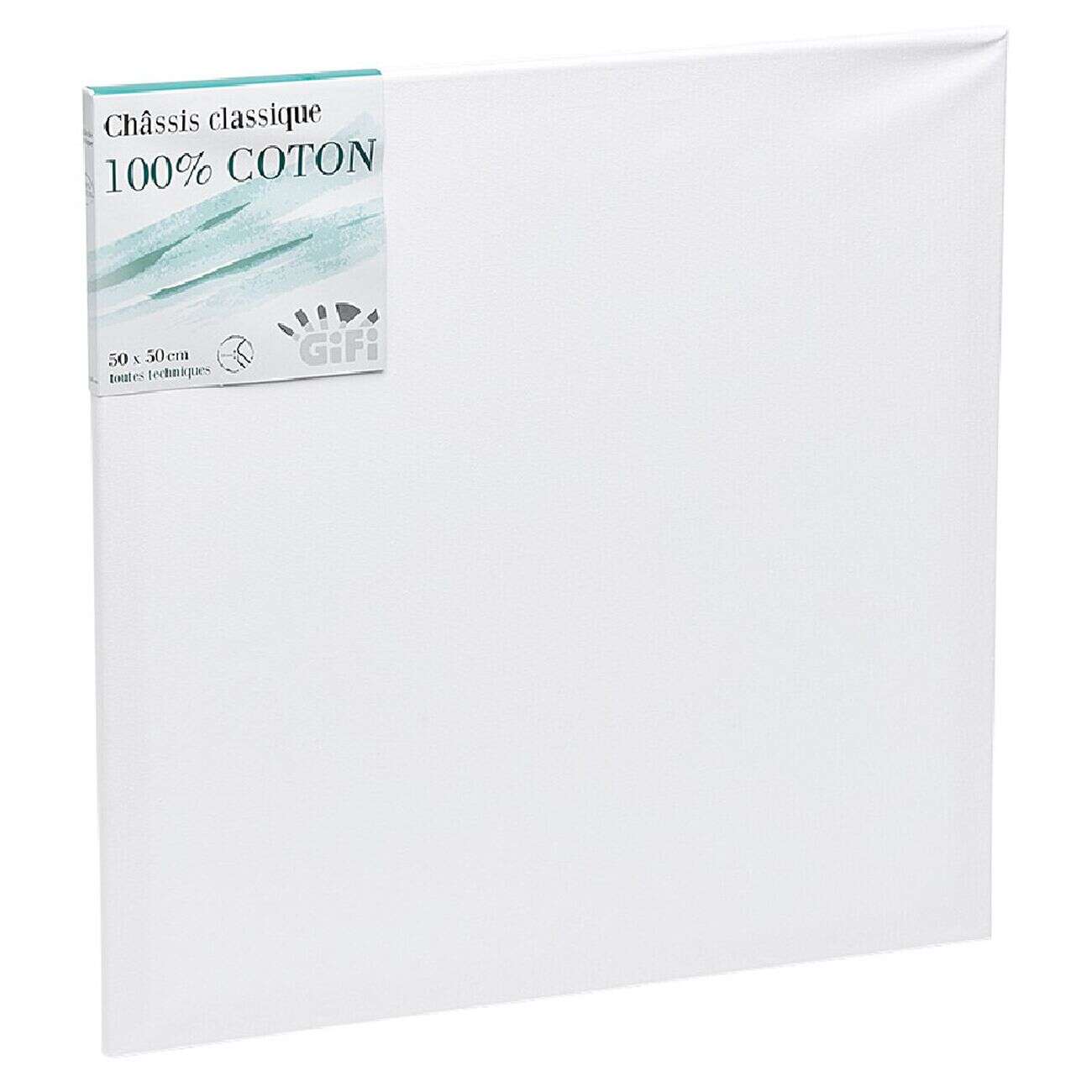 Châssis blanc 50x50cm