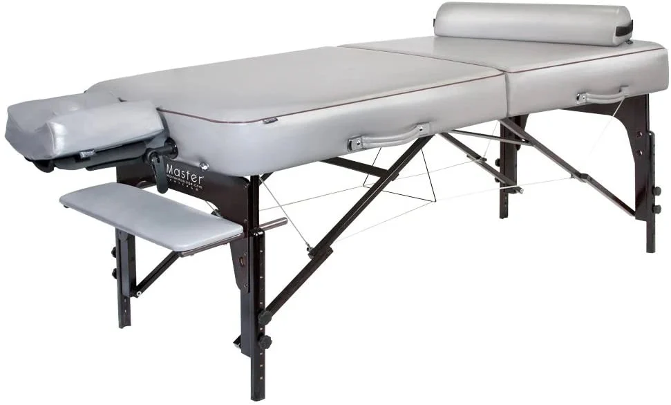 30′′ Massage Table Package with 3′′ Memory Foam,dove Grey