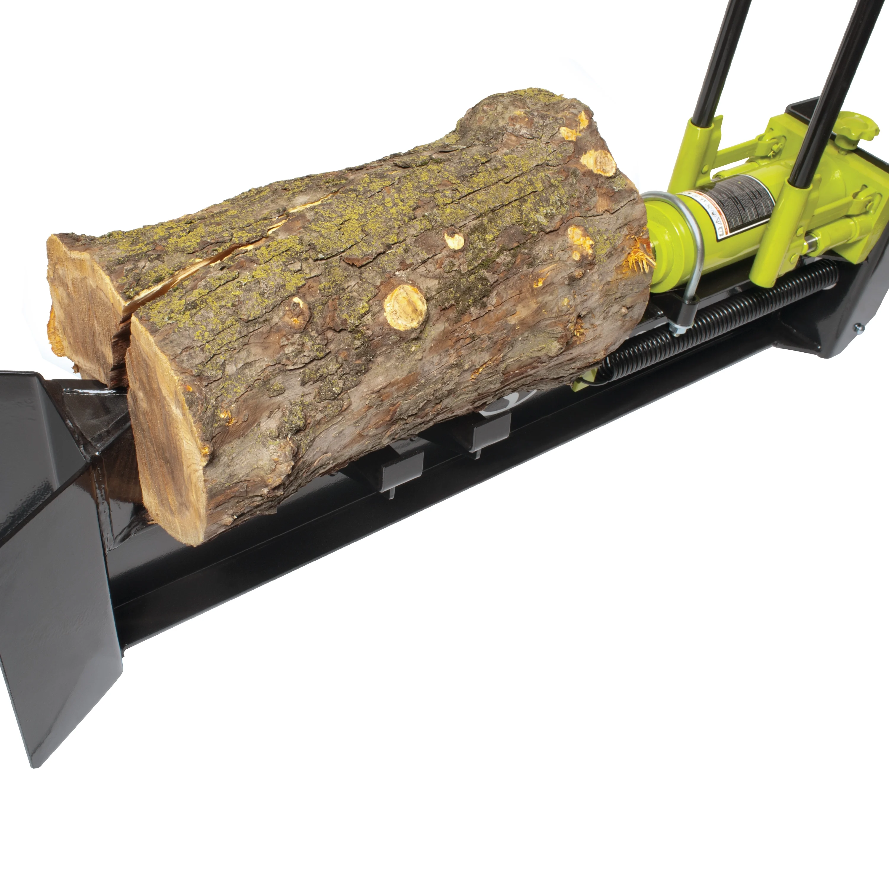 Sun Joe Hydraulic Steel Beam Log Splitter, 10 Ton Capacity Firewood Tool, Green, LJ10M