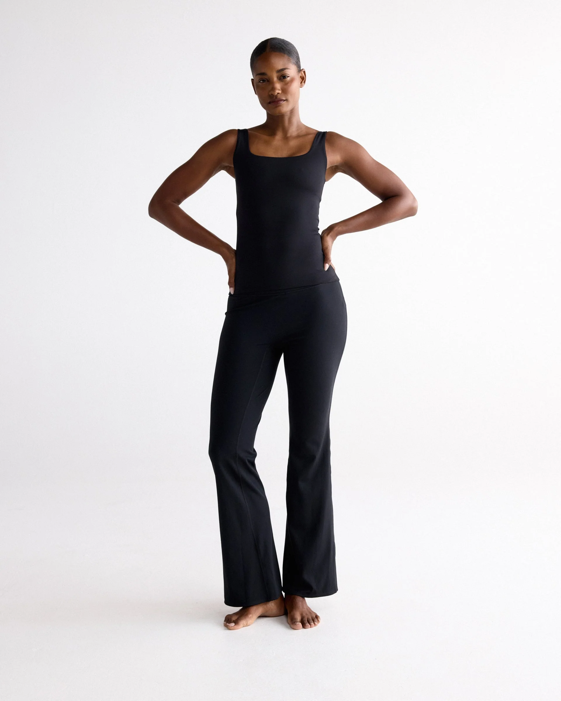 Flared Yoga Pant - Black