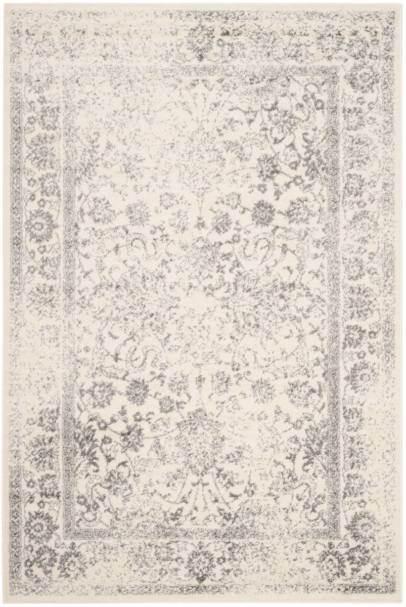 Safavieh Adirondack Ivory/Silver 8 ft. x 8 ft. Round Area Rug