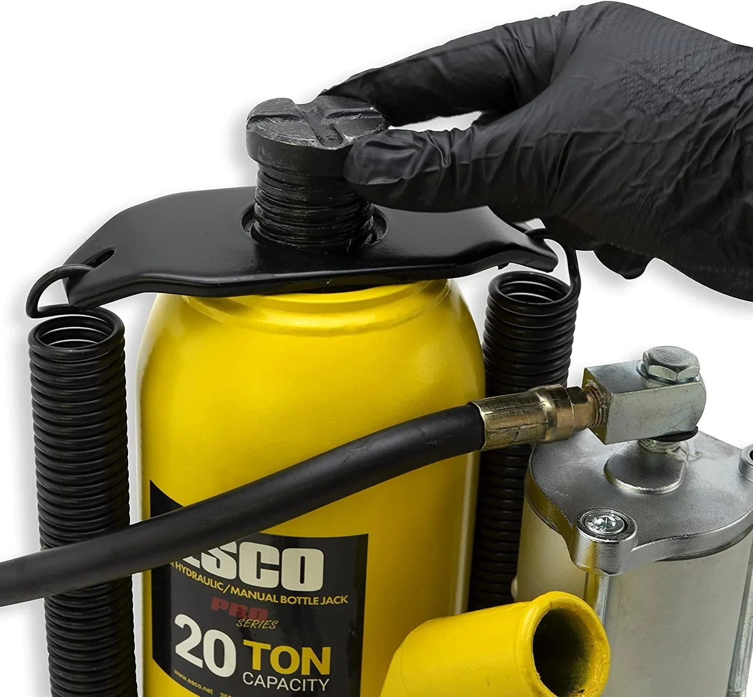 30 Ton Pro Series Air Hydraulic Bottle Jack - Heavy Duty Lifting for Automotive and Industrial Use