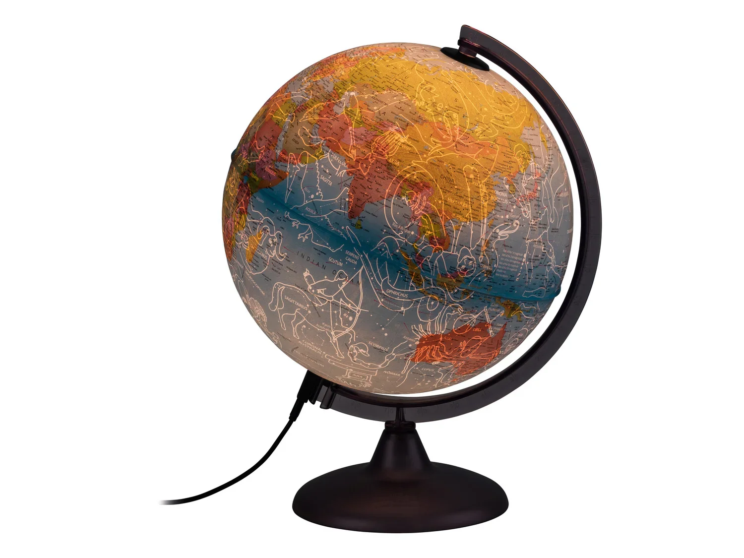 LIVARNO home Globe jour et nuit,  25 cm