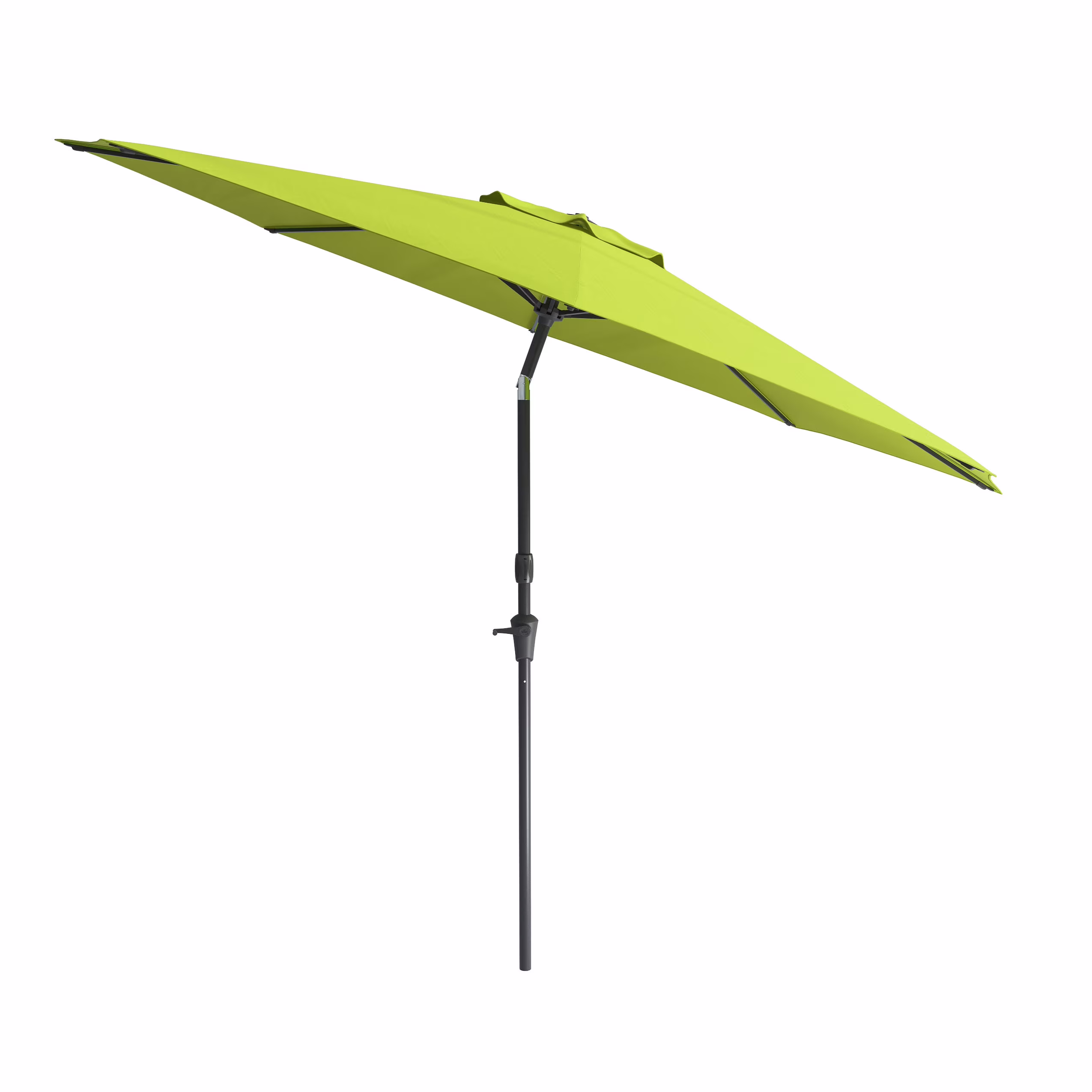 10 Foot Wind Resistant Patio Umbrella, Outdoor Parasol with Crank Tilt, Round Market Umbrella for Patio, Umbrella with Crank, Tilt Umbrella, Outdoor Umbrella, White(Off-White) - Image 7